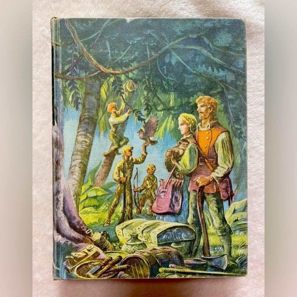 The Swiss Family Robinson Book (Hardcover, Copyright 1949)